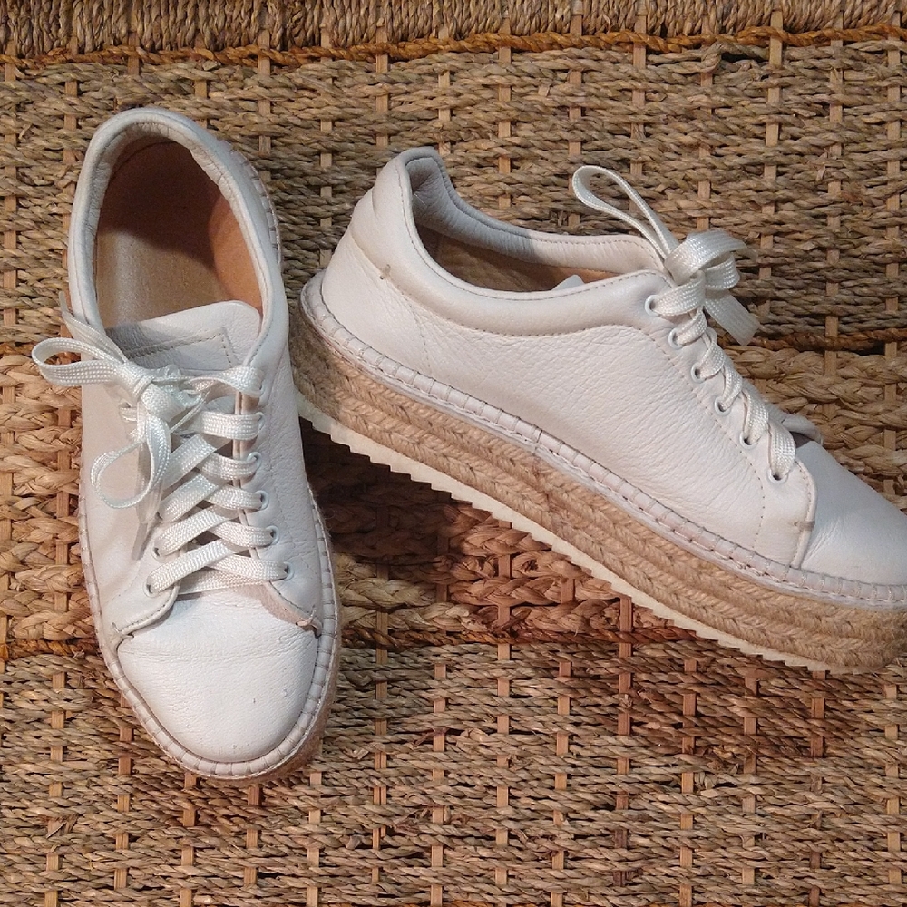 Rag & Bone White Espadrille Sneakers